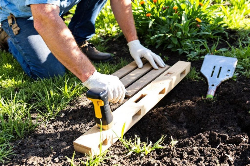 Niveler un terrain avec une palette : guide pratique et astuces simples pour un jardin parfait