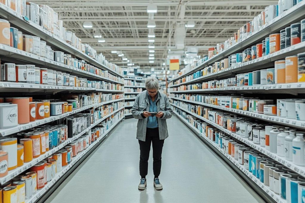 Combien de m² avec 1 litre de peinture : calcul et quantité nécessaire