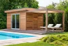 Le pool house en bois, chalet incontournable au jardin
