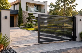 Portail coulissant ajouré : une tendance design qui s’impose