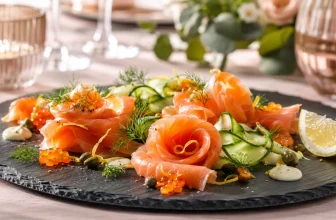 Comment présenter une Assiette de Saumon Fumé en Entrée​ ?