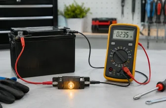 Tester l&rsquo;Ampérage d&rsquo;une Batterie avec un Multimètre​ pour voiture 🔋